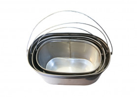 Котел Век с крышкой 7 л овальный