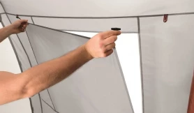 Палатка Huntsville 500, красно-белый, Easy Camp